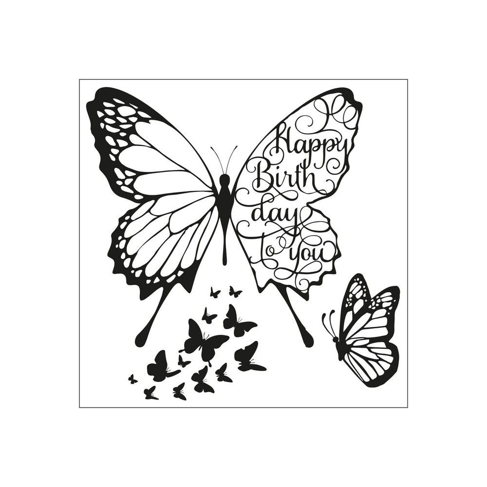 Framelits & Stamps Compleanno della Farfalla