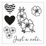 Framelits and Stamps Floral Hello