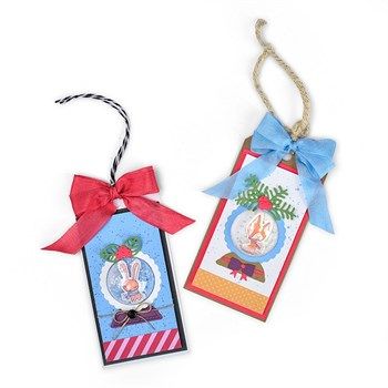 Framelits & Stamps Snow Globe Scene