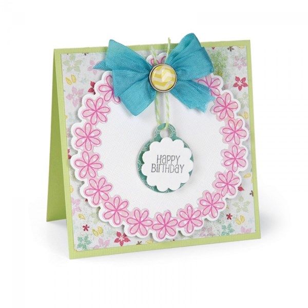 Framelits e Stamp Happy Birthday
