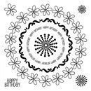 Framelits e Stamp Happy Birthday