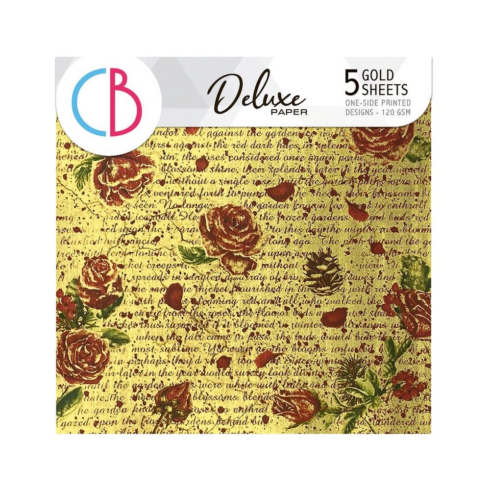 Frozen Roses Deluxe Paper Gold