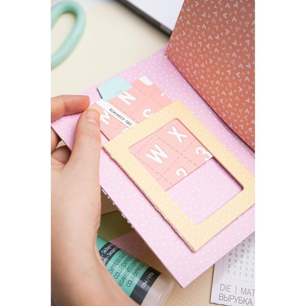 Fustella Per Scrapbooking Sposini Con Mazzo – Stencil Taglio 7,6 X 6,7 Cm – Per Biglietti E Inviti