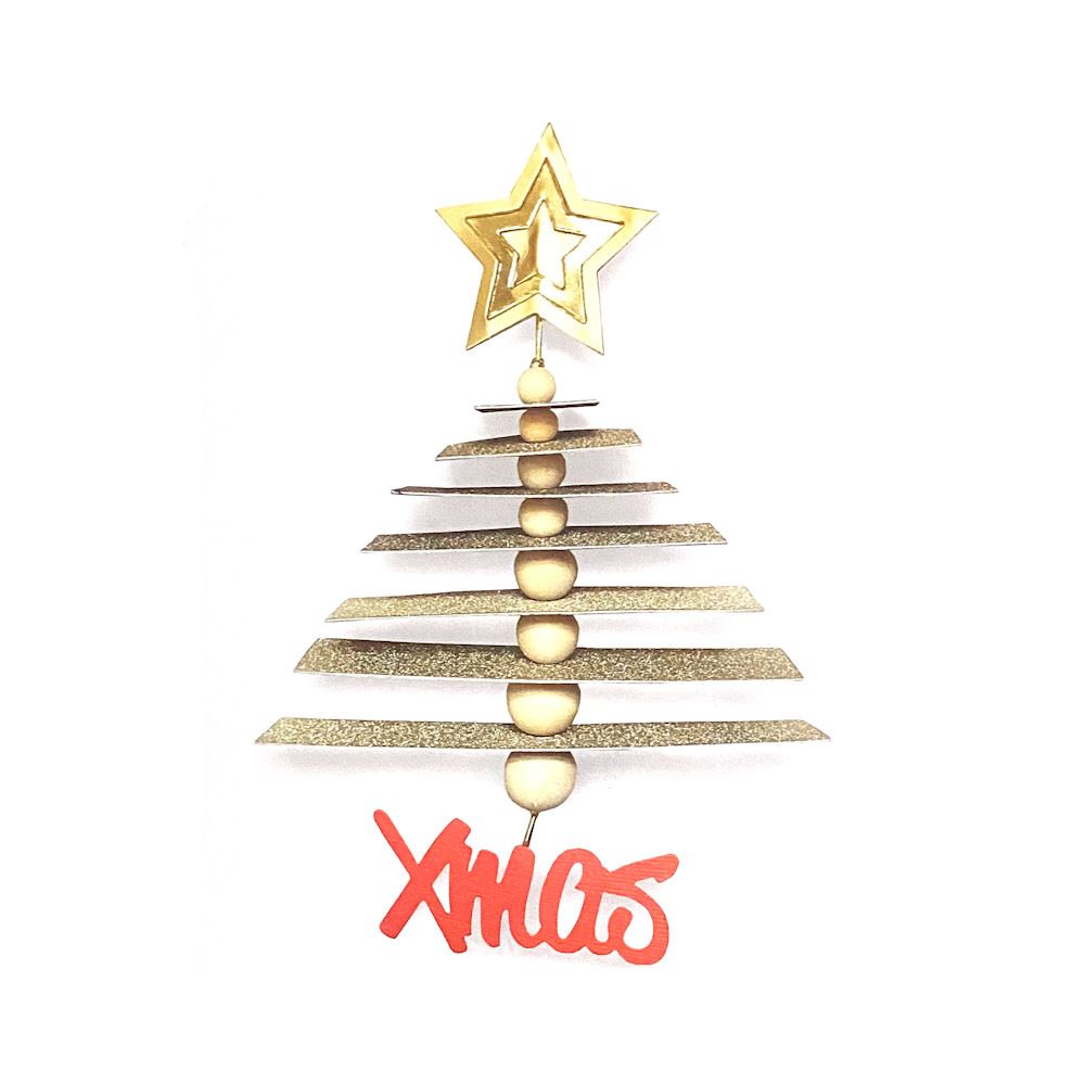 Ornamenti Sizzix Bigz Die Stars Fustelle a Stella & Allstar Fustella-Albero di Natale 