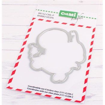 Fustella Cut-Mi Light Babbo Natale in Vespa