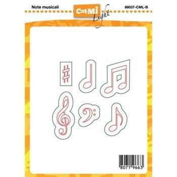 Fustella Cut-Mi Light Note Musicali