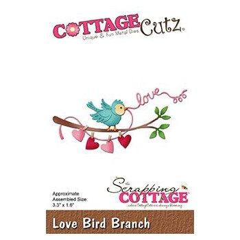 Fustella in metallo Love Bird Branch