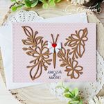 Fustelle metalliche Farfalla e Fiori 