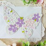 Fustelle metalliche Farfalla e Fiori 