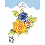Fustelle Metalliche A Forma Di Fiore Per Scrapbooking E Biglietti - Set Da 1, 9x9 Cm, Acciaio Al Carbonio