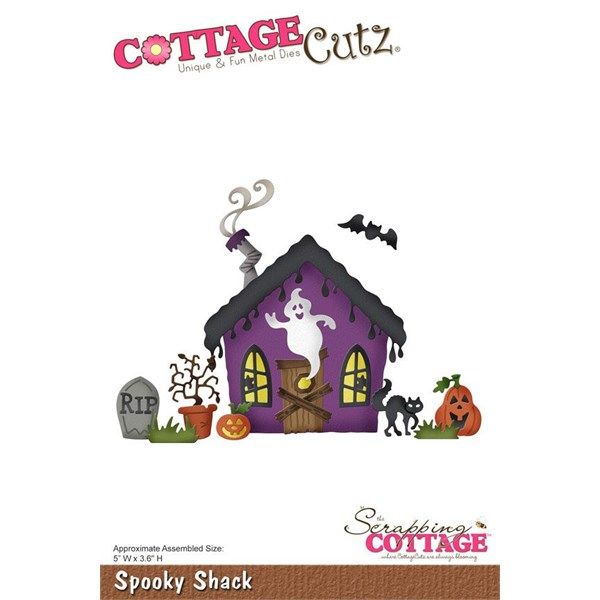 Fustella metallica Spooky Shack Cottage Cutz