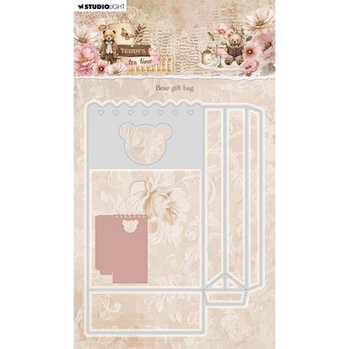 Fustella metallica Teddy's Tea Time Bear gift bag