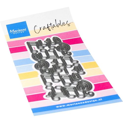 Fustella metallica con Note Musicali