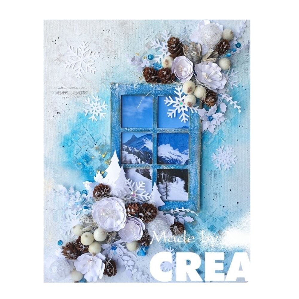 Fustelle Metalliche Per Scrapbooking, Set Di 1 Cornice Quadrata, Stencil In Acciaio Per Biglietti E Album, 10x10 Cm