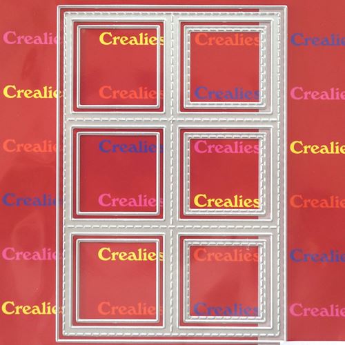 Fustella metallica cornice e intarsio quadrata