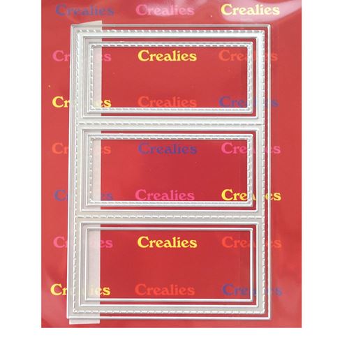 Fustella metallica cornice e intarsio rettangolare