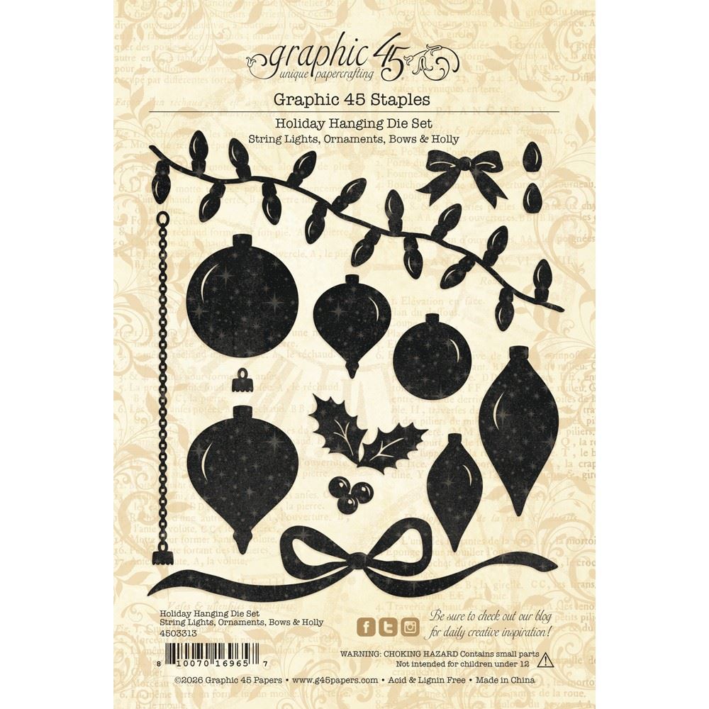 Fustelle Metalliche Holiday Hanging