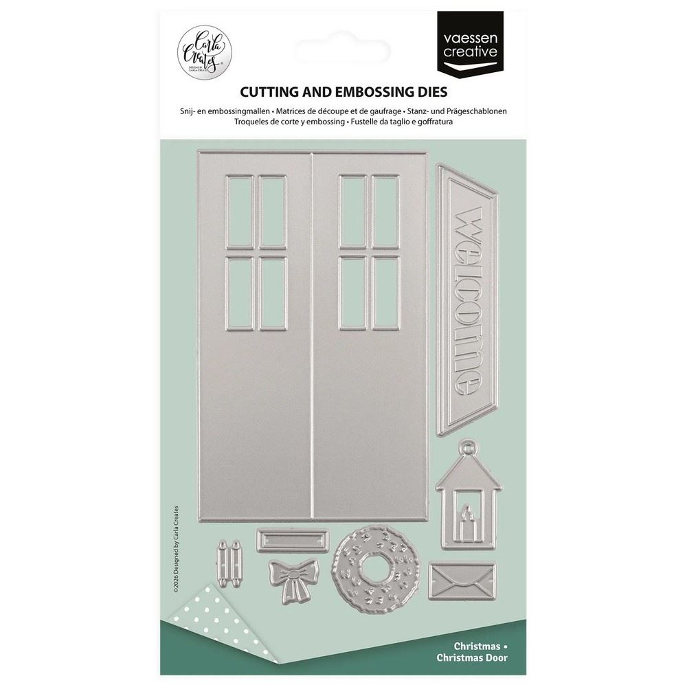 Fustelle ed Embossing Christmas Door