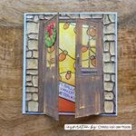 Fustelle ed Embossing Christmas Door