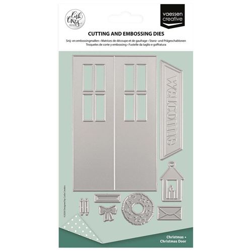 Fustelle ed Embossing Christmas Door