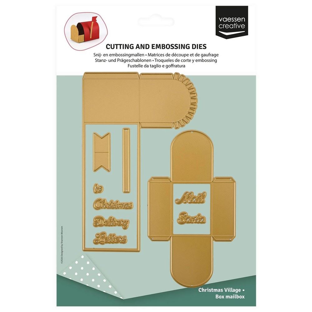 Fustelle ed Embossing 3D Cassetta per Lettere