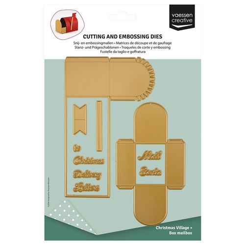 Fustelle ed Embossing 3D Cassetta per Lettere