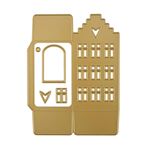 Fustelle ed Embossing 3D casa con Frontone a Gradoni