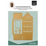 Fustelle ed Embossing 3D casa con Frontone a Gradoni