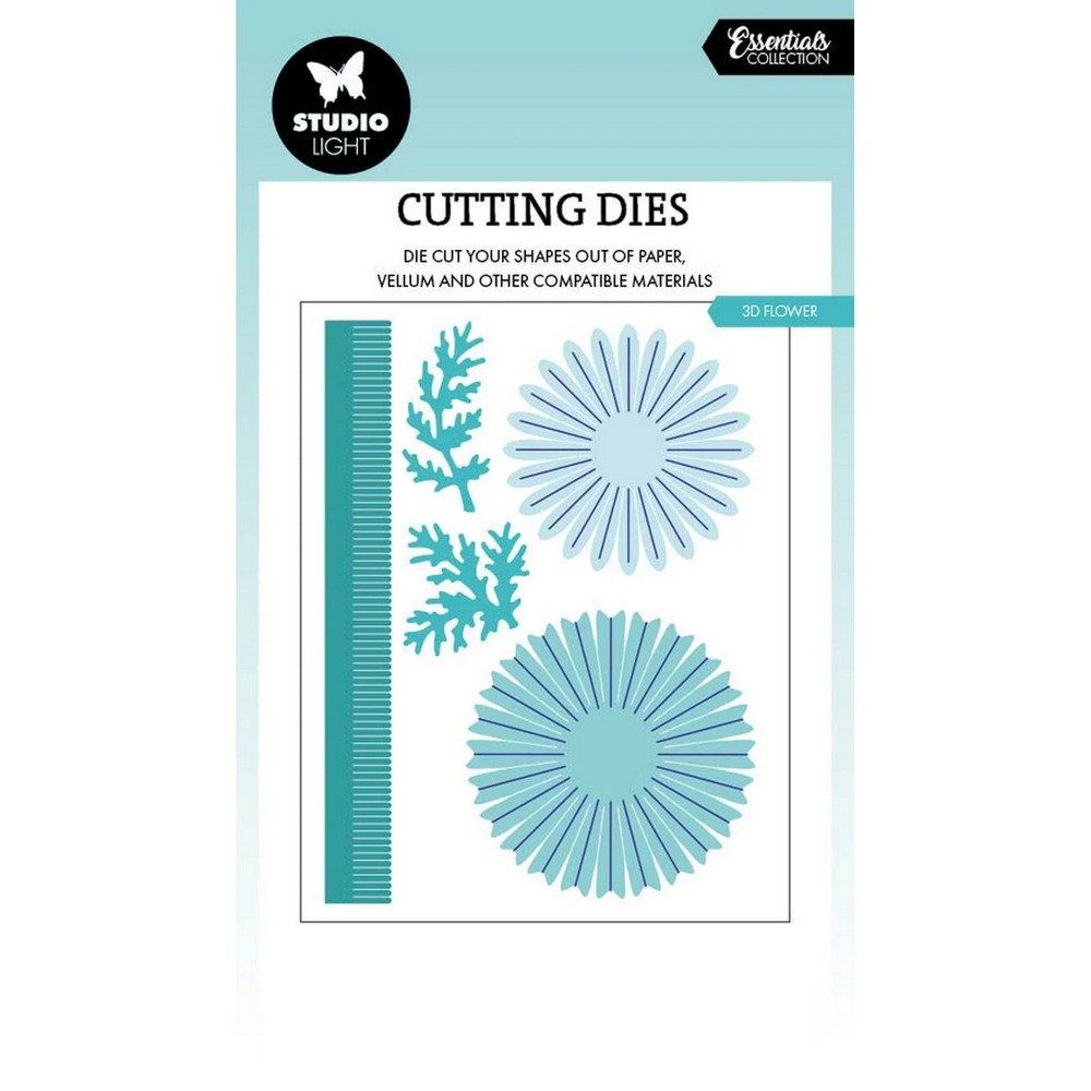 Fustelle metalliche 3D Flowers