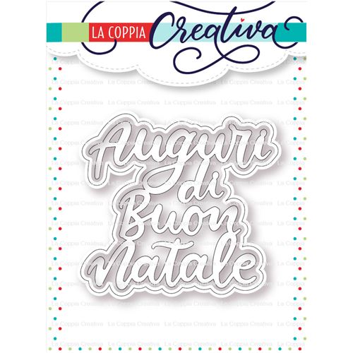 Fustelle metalliche Auguri di Buon Natale