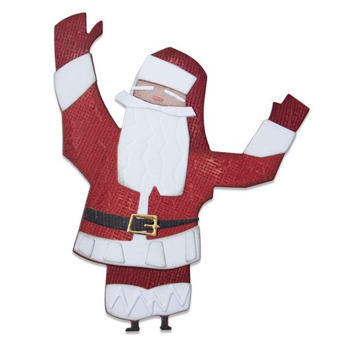 Fustelle metalliche Babbo Natale Colorize