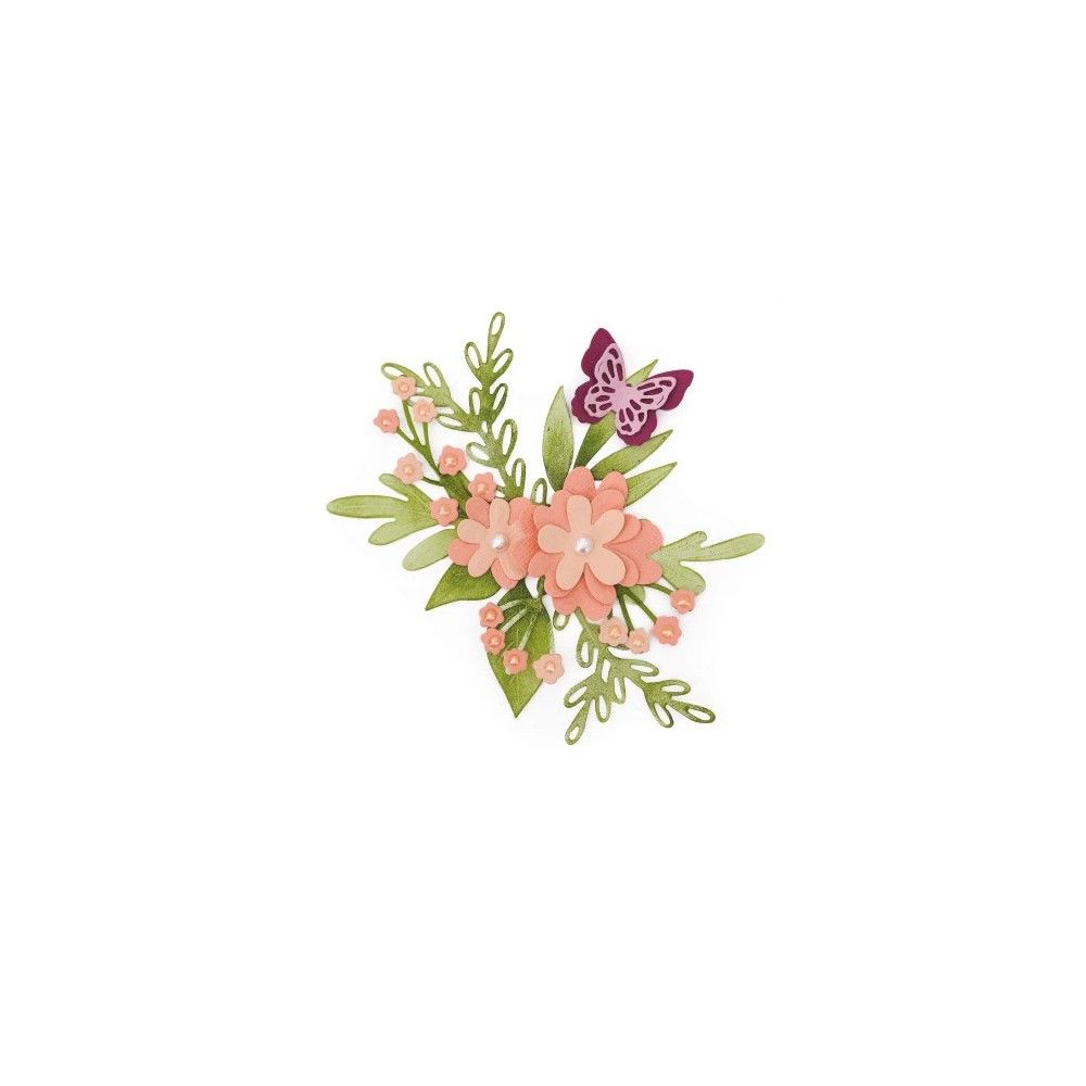 Fustelle metalliche Bouquet di Primavera