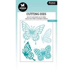Fustelle metalliche Butterflies