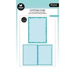 Fustelle metalliche Card rettangolari e bordo strappato