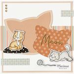 Fustelle metalliche Cornicette gatti