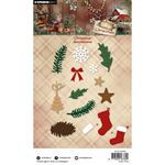 Fustelle metalliche Cottage Christmas Decorazioni natalizie