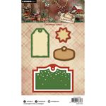 Fustelle metalliche Cottage Christmas Etichette