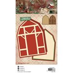 Fustelle metalliche Cottage Christmas Fienile