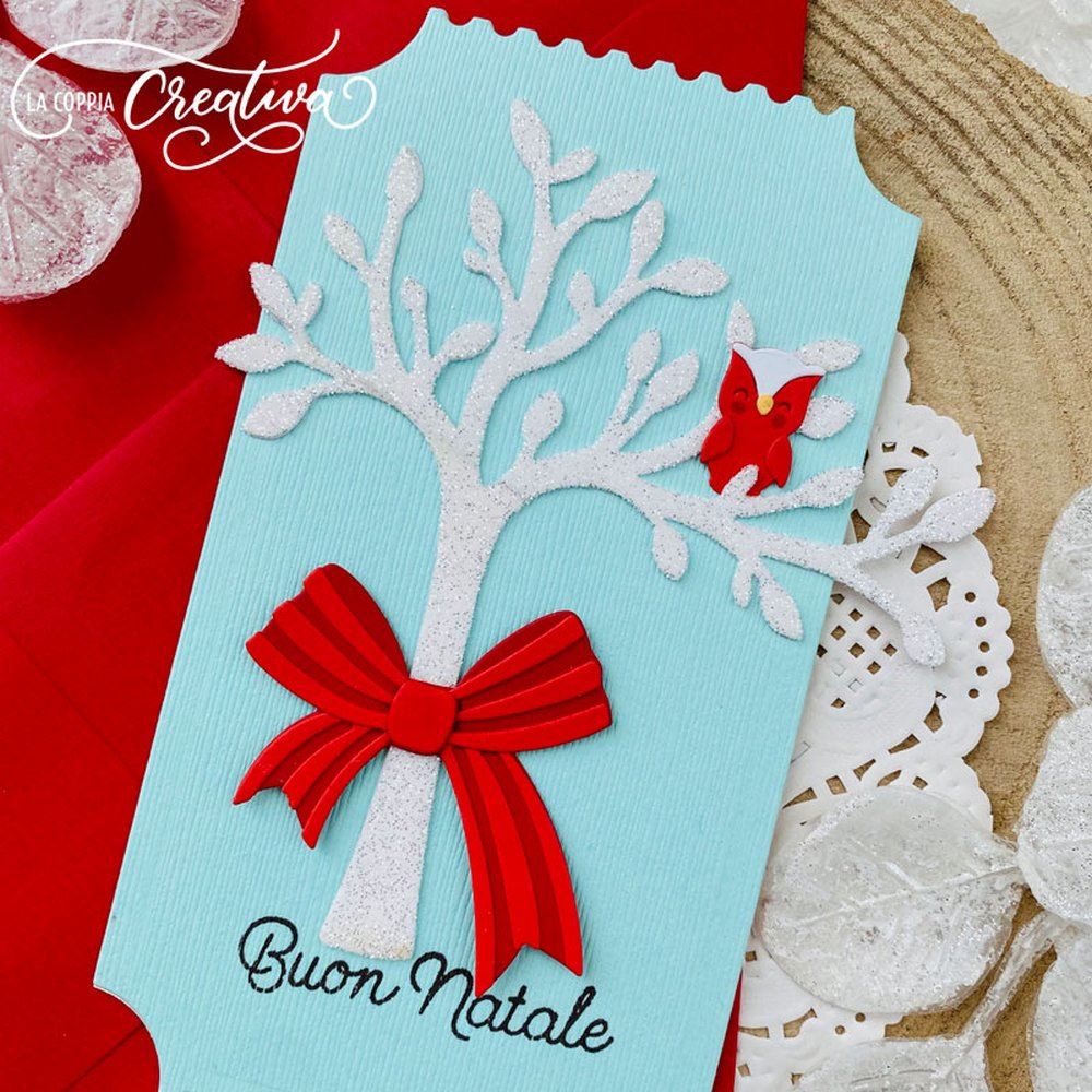 Set 5 Fustelle Taglio A Forma Di Fiocco In Acciaio Al Carbonio – Stencil Per Scrapbooking E Biglietti Fai Da Te