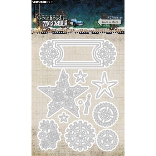 Fustelle metalliche Gearhead's Workshop Gear & Stars