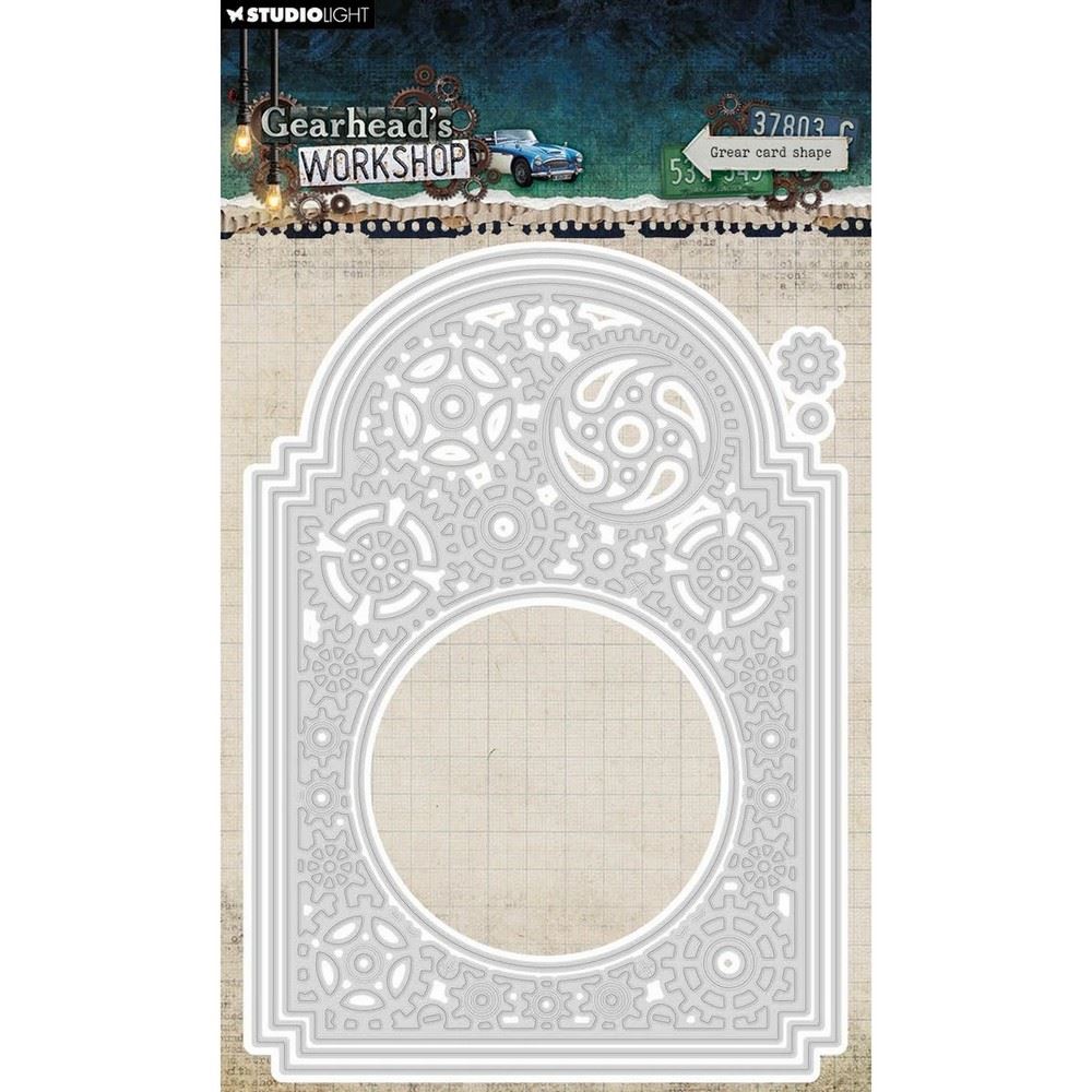 Fustelle metalliche Gearhead's Workshop Gear card shape