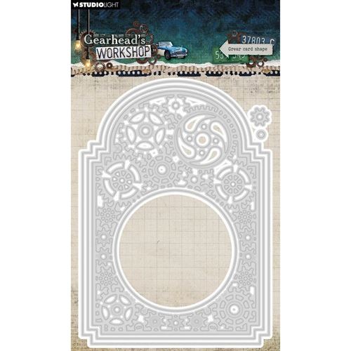 Fustelle metalliche Gearhead's Workshop Gear card shape
