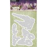 Fustelle metalliche Glicini e farfalle Enchanted Fairytale