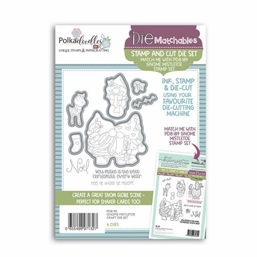 Fustelle metalliche Gnome Meet Me Under the Mistletoe