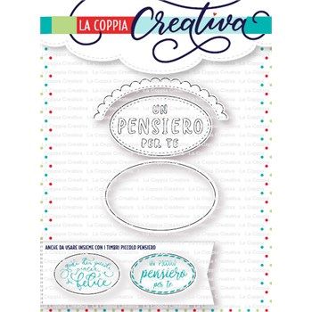 Fustelle metalliche Ovale con Pensiero