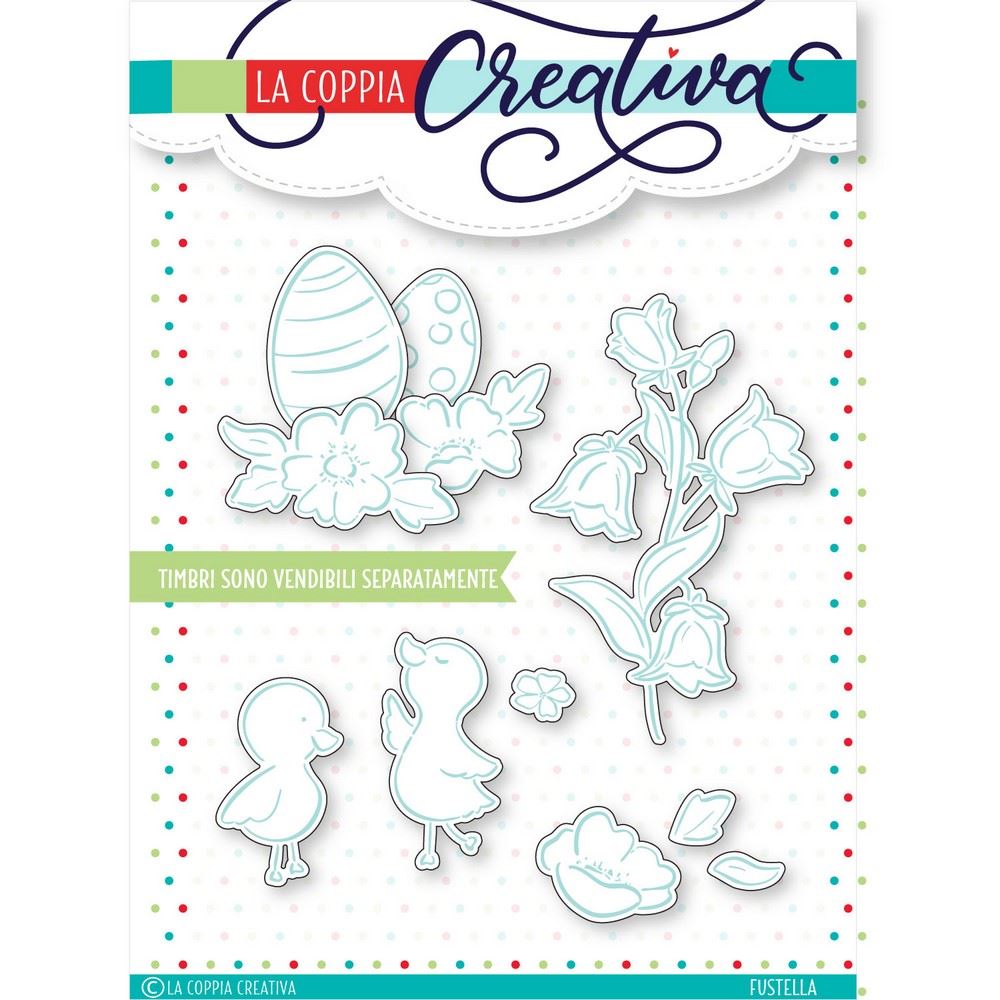 Fustelle in metallo a forma di coniglio con uova di Pasqua Fustelle in metallo a forma di coniglio con uova di Pasqua