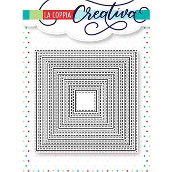 Fustelle metalliche Quadrati Cuciti