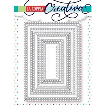 Fustelle metalliche Rettangoli Cuciti