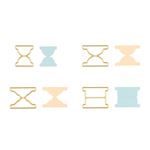 Fustelle metalliche Rolodex n. 3 Tabs