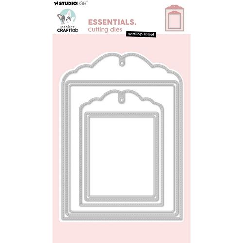 Fustelle metalliche Scallop Label